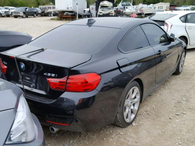 WBA3R5C50FK371676 - 2015 BMW 435 XI BLACK photo 4