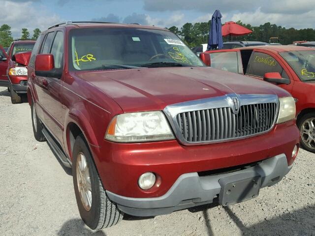 5LMEU68H24ZJ01266 - 2004 LINCOLN AVIATOR 红色 照片 1