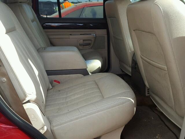 5LMEU68H24ZJ01266 - 2004 LINCOLN AVIATOR 红色 照片 6