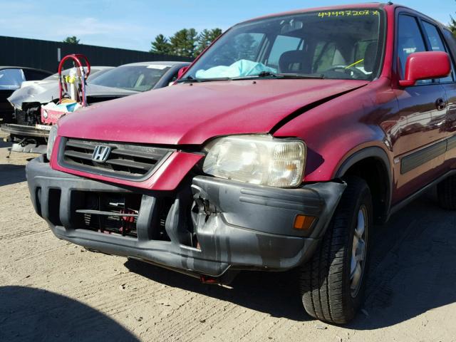 JHLRD1862WC100170 - 1998 HONDA CR-V EX RED photo 9