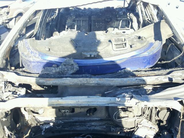 3FA6P0HR6DR202197 - 2013 FORD FUSION SE BLUE photo 10