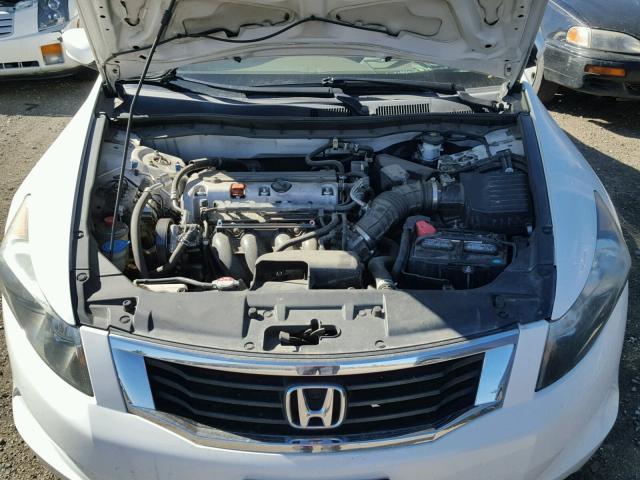 1HGCP2F39AA035610 - 2010 HONDA ACCORD LX WHITE photo 7