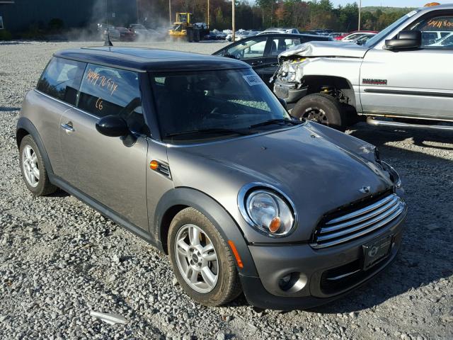 WMWSU3C55DT688424 - 2013 MINI COOPER GRAY photo 1