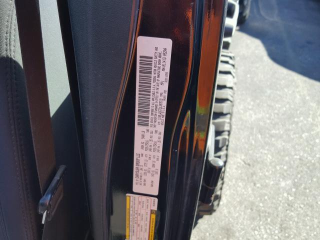 1C4BJWDG7DL597619 - 2013 JEEP WRANGLER U BLACK photo 10