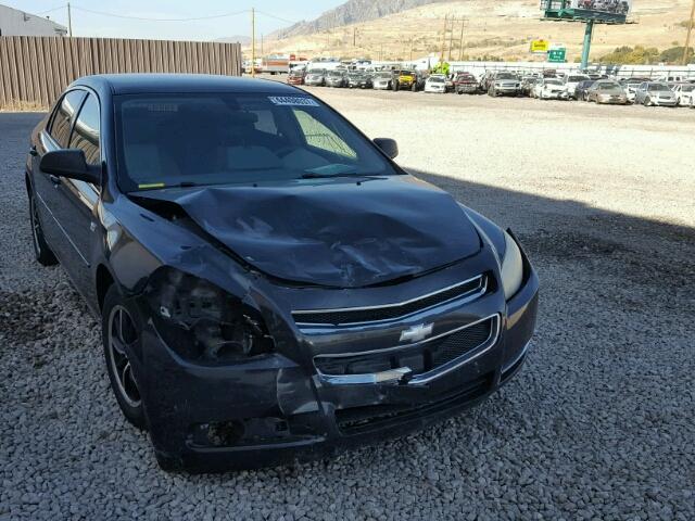 1G1ZG57B98F217958 - 2008 CHEVROLET MALIBU LS BLACK photo 1