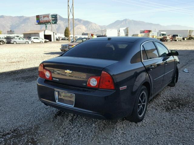 1G1ZG57B98F217958 - 2008 CHEVROLET MALIBU LS BLACK photo 4