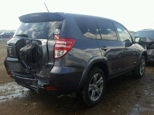 2T3RF4DVXBW089495 - 2011 TOYOTA RAV4 SPORT GRAY photo 4