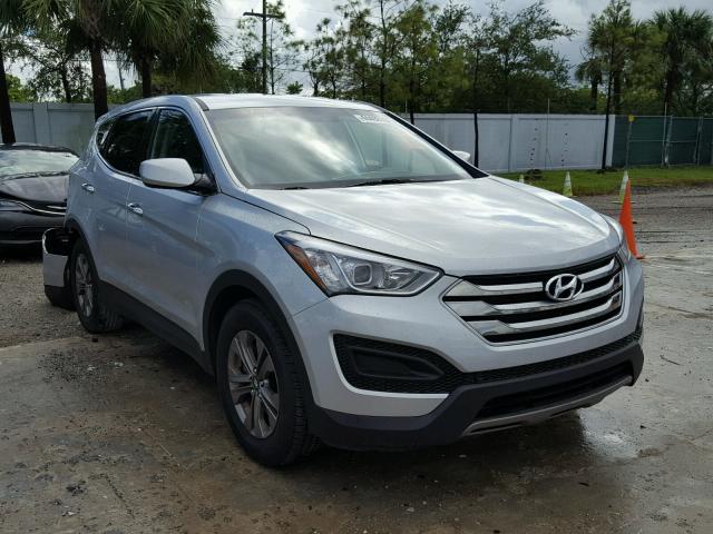 5XYZT3LB6FG257826 - 2015 HYUNDAI SANTA FE S SILVER photo 1