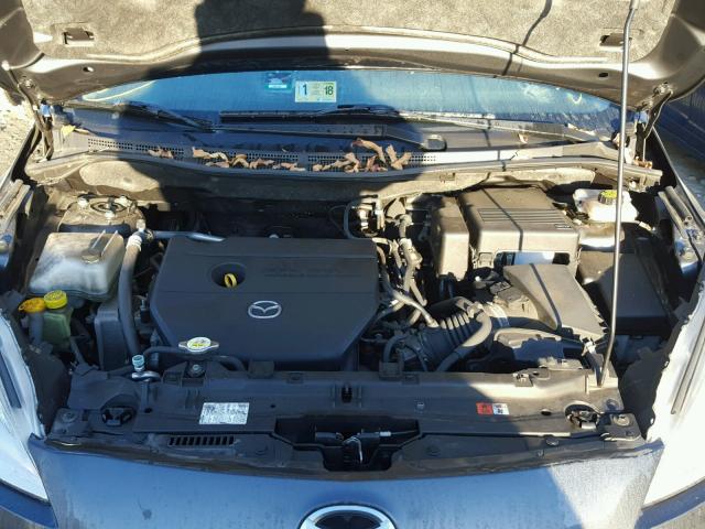 JM1CW2BL9D0150368 - 2013 MAZDA 5 GRAY photo 7