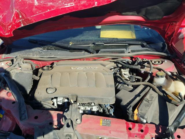 2G1WF5E34C1322019 - 2012 CHEVROLET IMPALA LS RED photo 7