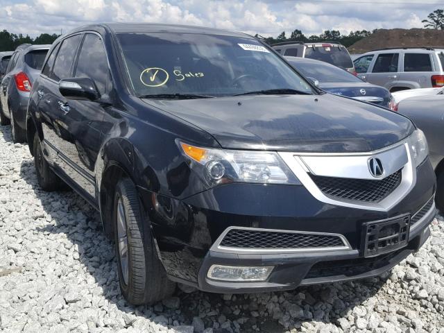 2HNYD2H25CH503168 - 2012 ACURA MDX BLACK photo 1