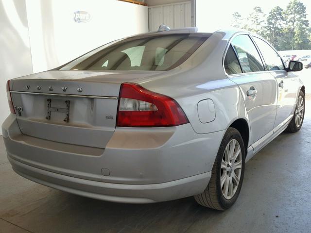 YV1AS982191106340 - 2009 VOLVO S80 3.2 SILVER photo 4