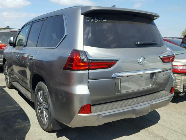 JTJHY7AXXJ4263202 - 2018 LEXUS LX 570 SILVER photo 3