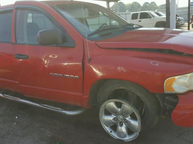 1D7HU18Z72J263525 - 2002 DODGE RAM 1500 RED photo 9