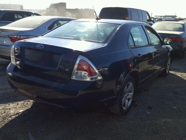 3FAHP07Z57R143125 - 2007 FORD FUSION BLUE photo 4