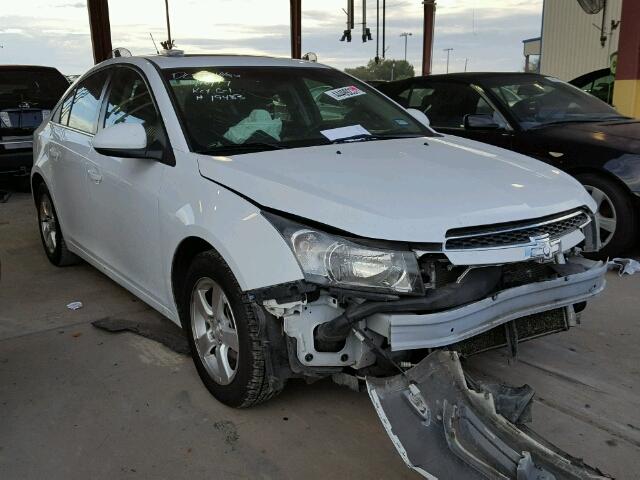 1G1PF5SC9C7137492 - 2012 CHEVROLET CRUZE LT WHITE photo 1