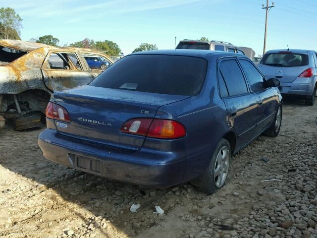 2T1BR12E3XC145336 - 1999 TOYOTA COROLLA VE BLUE photo 4