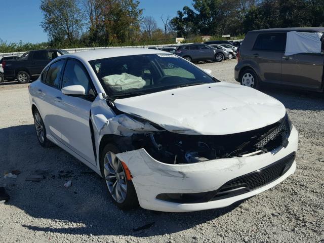 1C3CCCBB3FN750979 - 2015 CHRYSLER 200 S WHITE photo 1