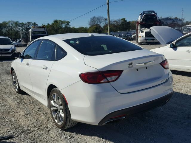 1C3CCCBB3FN750979 - 2015 CHRYSLER 200 S WHITE photo 3