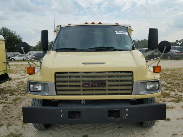 1GDJ5C1G38F900009 - 2008 GMC C5500 C5C0 YELLOW photo 9