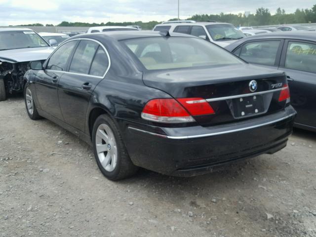 WBAHL83566DT04450 - 2006 BMW 750 I BLACK photo 3