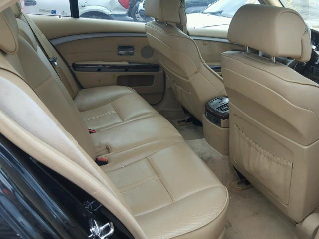 WBAHL83566DT04450 - 2006 BMW 750 I BLACK photo 6