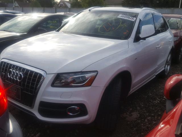 WA1WKAFP1BA009229 - 2011 AUDI Q5 PRESTIG WHITE photo 2