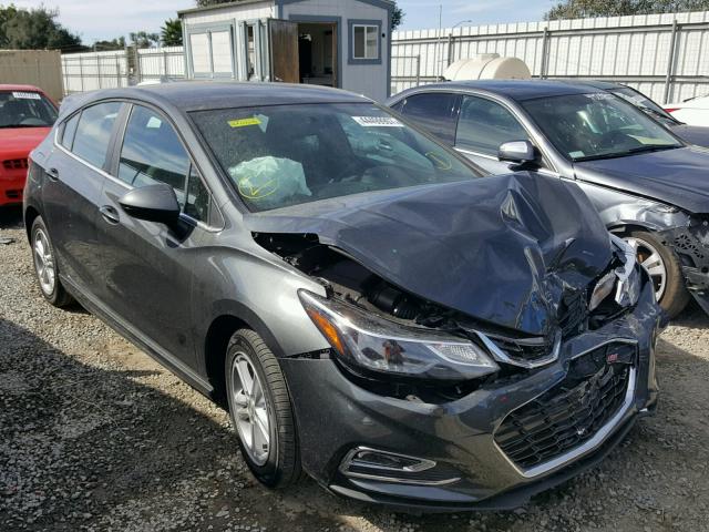 3G1BD6SM8HS517334 - 2017 CHEVROLET CRUZE LT GRAY photo 1