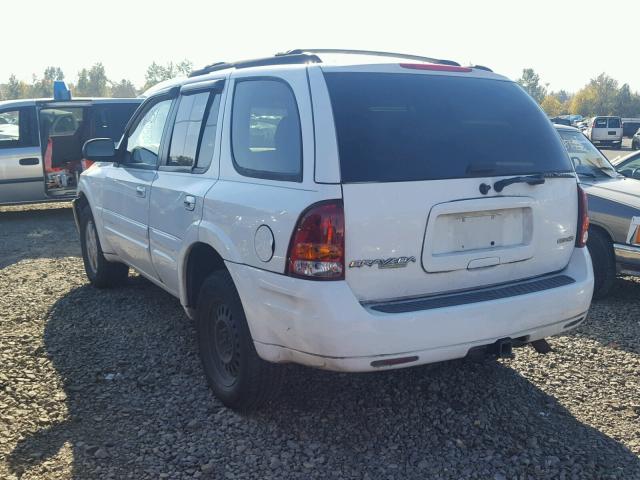 1GHDT13S342187766 - 2004 OLDSMOBILE BRAVADA WHITE photo 3