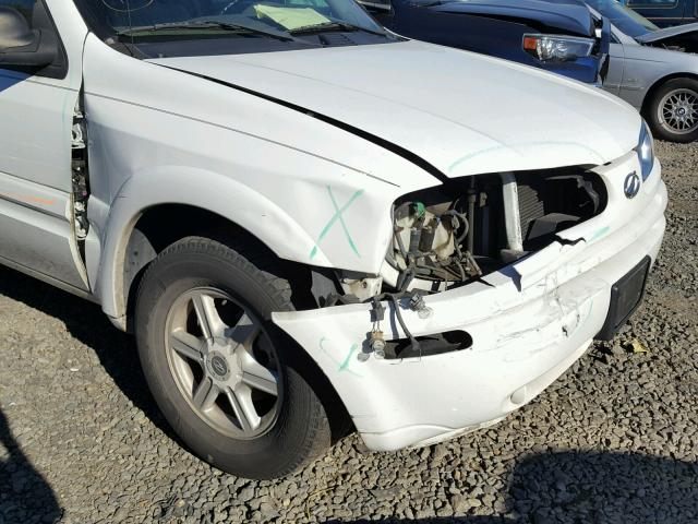 1GHDT13S342187766 - 2004 OLDSMOBILE BRAVADA WHITE photo 9