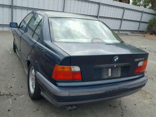 WBACB432XSFM08045 - 1995 BMW 325 I AUTO GREEN photo 3