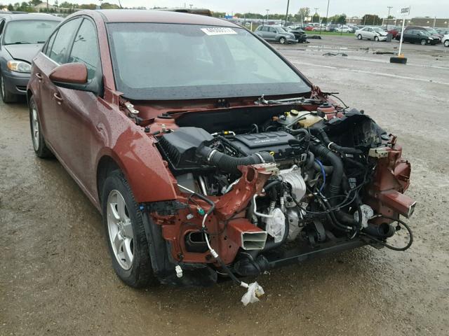 1G1PF5SC6C7375347 - 2012 CHEVROLET CRUZE BURGUNDY photo 1