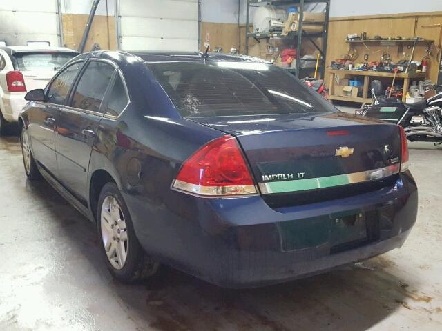 2G1WB5EK6A1212069 - 2010 CHEVROLET IMPALA LT Синій фото 3