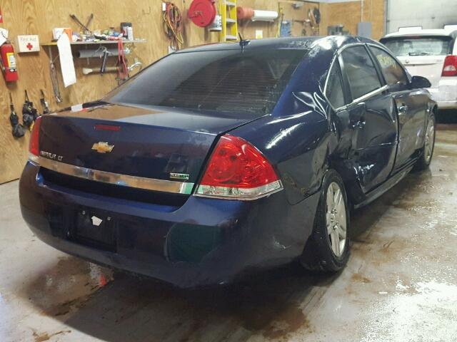 2G1WB5EK6A1212069 - 2010 CHEVROLET IMPALA LT Синій фото 4