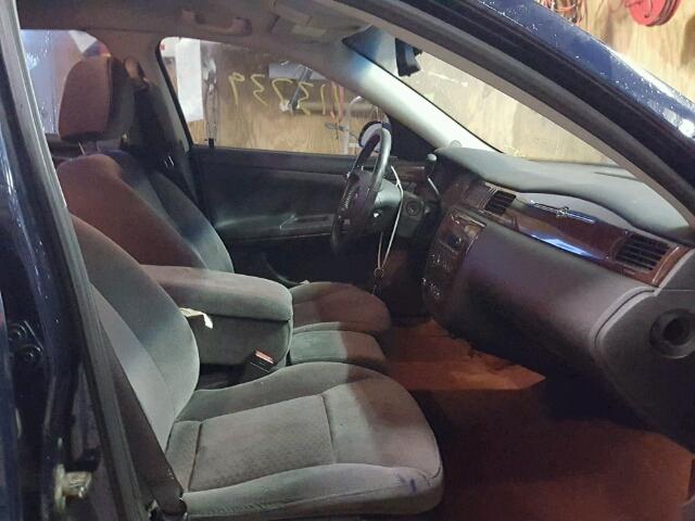 2G1WB5EK6A1212069 - 2010 CHEVROLET IMPALA LT Синій фото 5