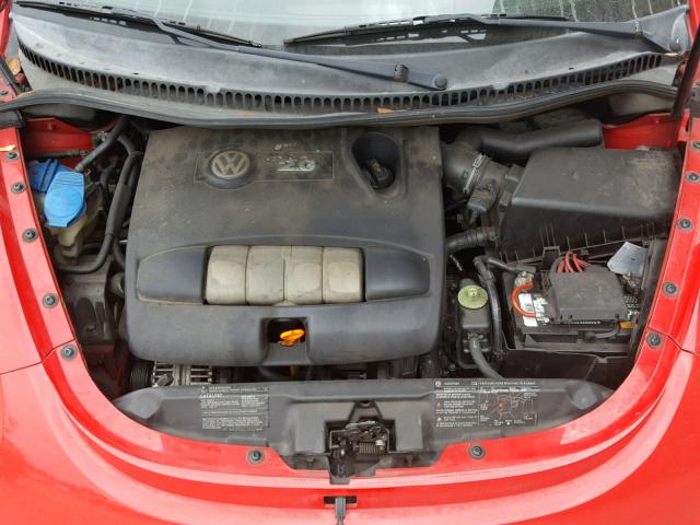 3VWCM31Y34M315155 - 2004 VOLKSWAGEN NEW BEETLE 红色 照片 7