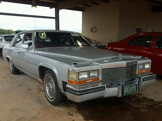 1G6DW51Y6J9729699 - 1988 CADILLAC BROUGHAM SILVER photo 1