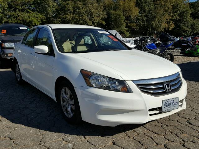 1HGCP2F6XCA049710 - 2012 HONDA ACCORD SE WHITE photo 1