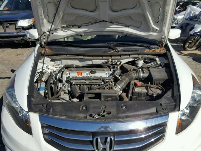 1HGCP2F6XCA049710 - 2012 HONDA ACCORD SE WHITE photo 7