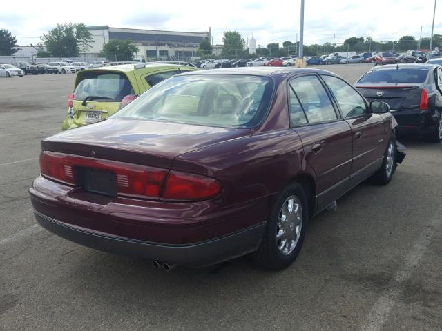 2G4WF5218W1460818 - 1998 BUICK REGAL GS BURGUNDY photo 4