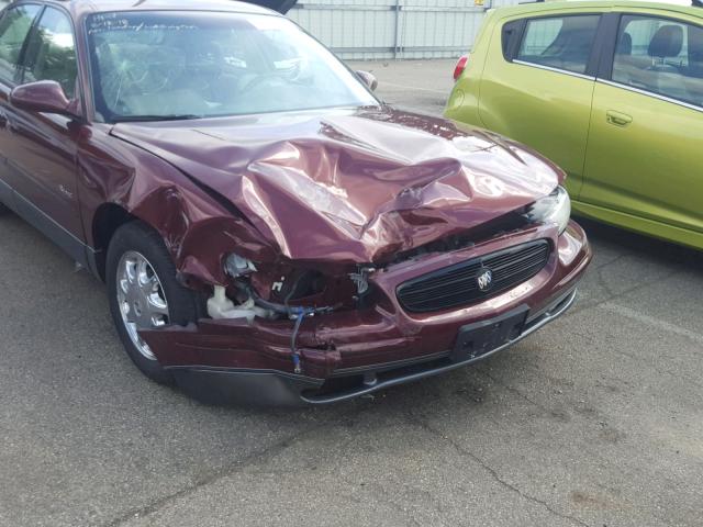 2G4WF5218W1460818 - 1998 BUICK REGAL GS BURGUNDY photo 9