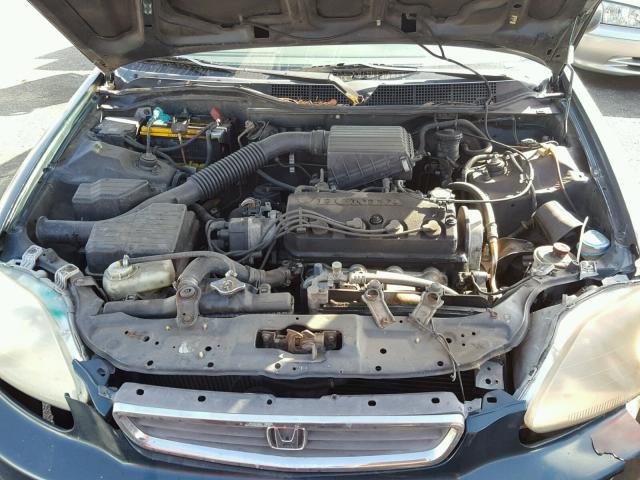 2HGEJ6629TH546909 - 1996 HONDA CIVIC DX GREEN photo 7