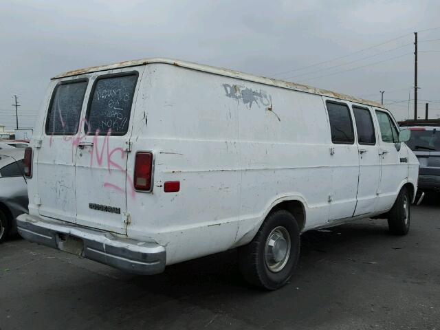 2B7KB31Z2KK326837 - 1989 DODGE RAM VAN B3 WHITE photo 4