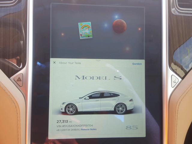 5YJSA1CNXDFP19704 - 2013 TESLA MODEL S Սպիտակ լուսանկար 10