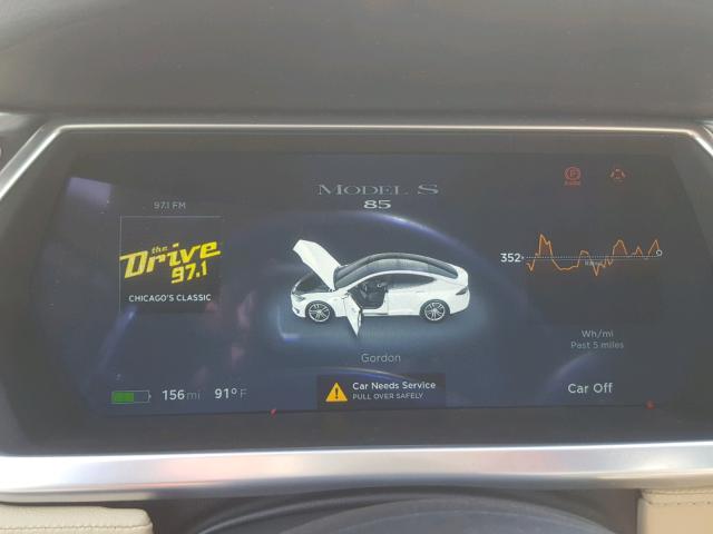 5YJSA1CNXDFP19704 - 2013 TESLA MODEL S Սպիտակ լուսանկար 9