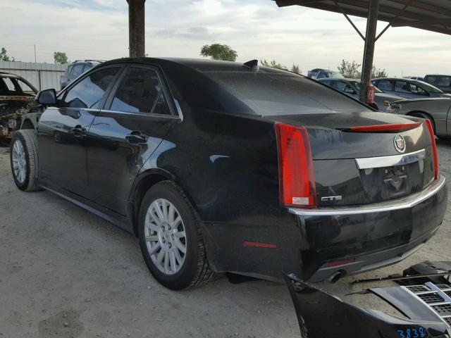 1G6DE5E53D0140654 - 2013 CADILLAC CTS LUXURY BLACK photo 3