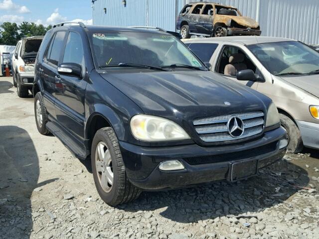 4JGAB57E55A559148 - 2005 MERCEDES-BENZ ML 350 BLACK photo 1