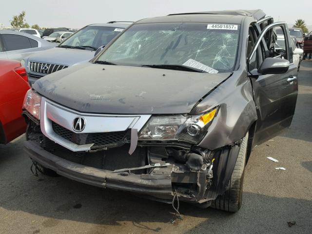 2HNYD2H7XBH547998 - 2011 ACURA MDX ADVANC 灰色 照片 2