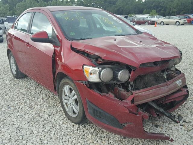 1G1JC5SH9C4189362 - 2012 CHEVROLET SONIC LT 红色 照片 1