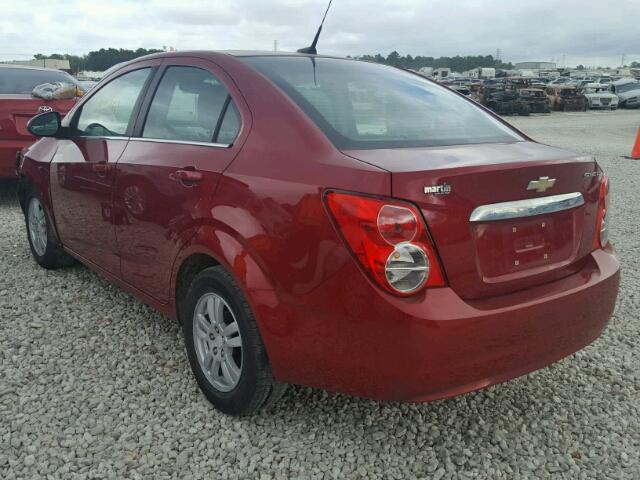 1G1JC5SH9C4189362 - 2012 CHEVROLET SONIC LT 红色 照片 3
